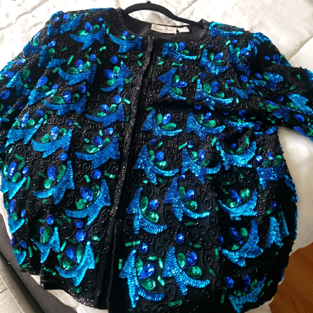 Vintage Laurence Kazar Sequin Jacket